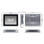 索奇 10.4寸工业平板电脑 K104SR - Imagen 3