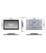 索奇 18.5寸工业显示器 A185WR/WZ/WG - Imagen 5